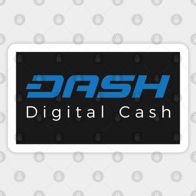 Dash Is Digital Cash T-Shirt Sticker by dash